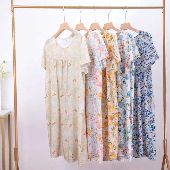 Women printed nightdress